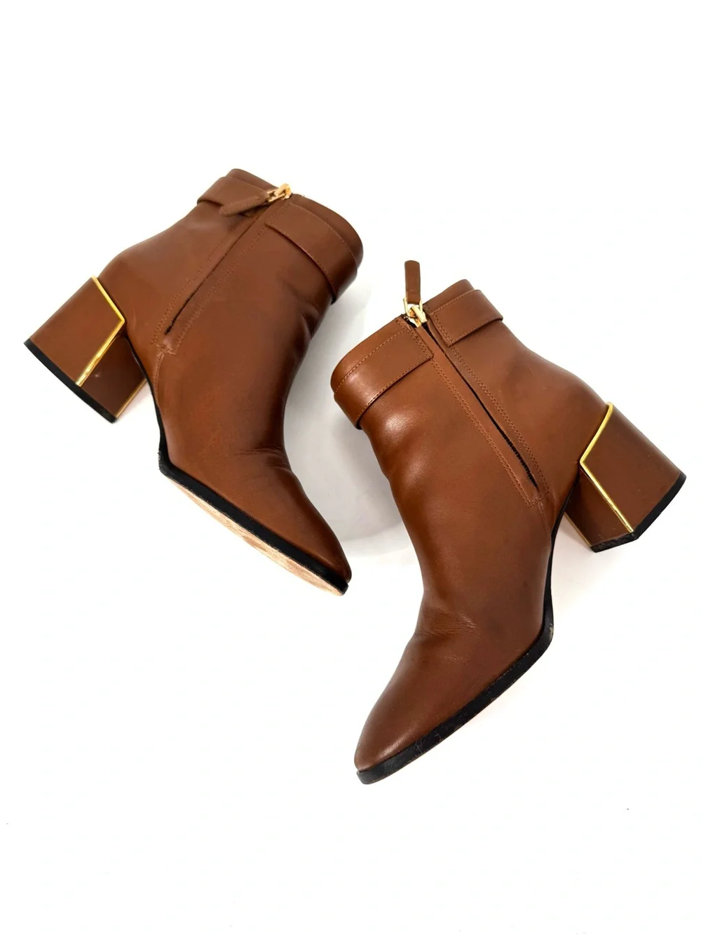 Tory Burch Bootie Sophia 60mm Festive Brown 8